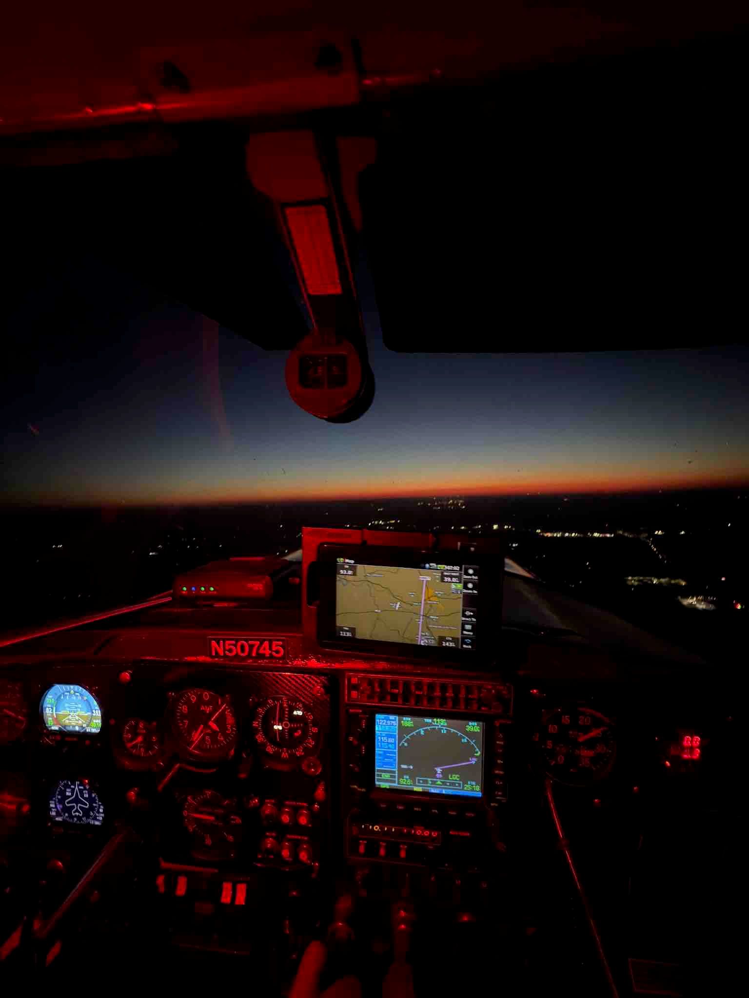 Interior of Sky Aviation Club training facility